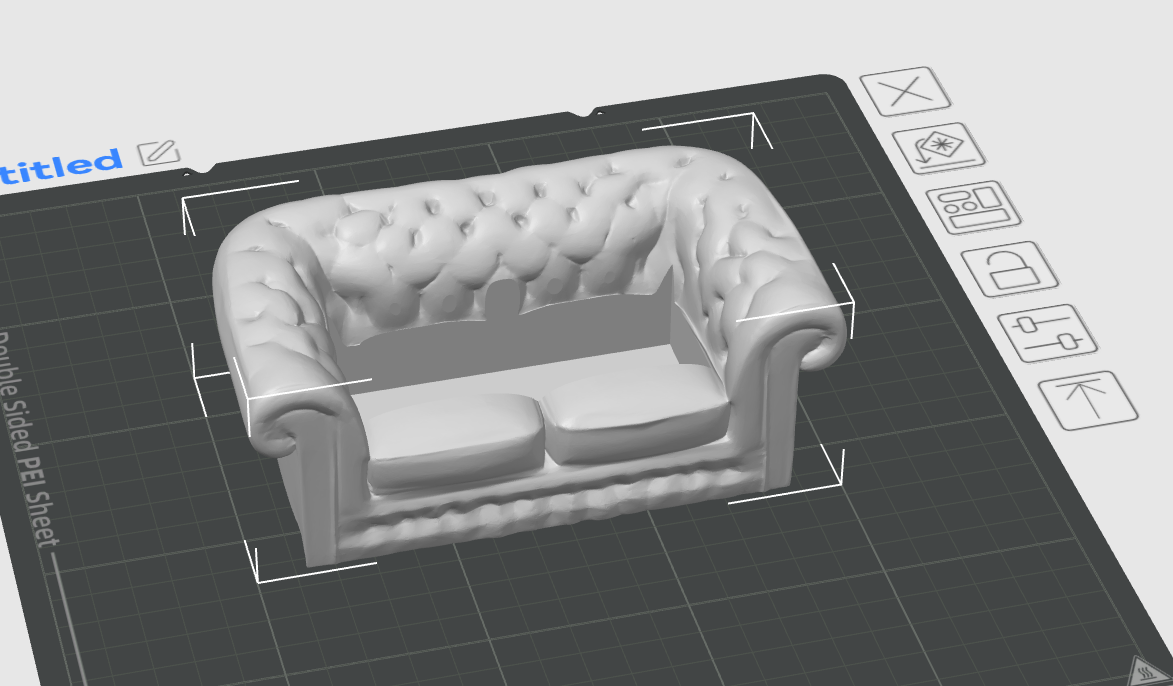 Mini Sofa da tavolo in varie versioni