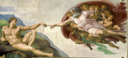 Michelangelo: "creazione di Adamo"