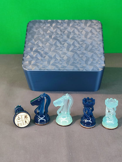 Scacchiera e set di pedine personalizzato