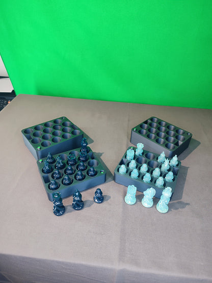 Scacchiera e set di pedine personalizzato